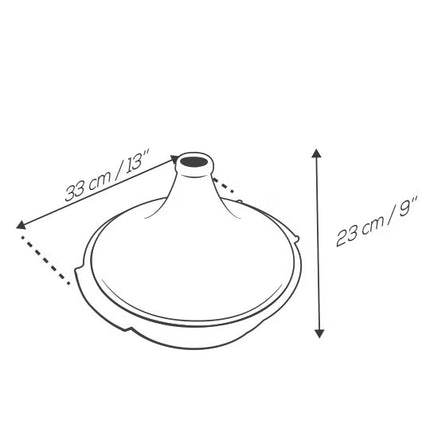 Peugeot Atlas Tajine 30 cm - rood