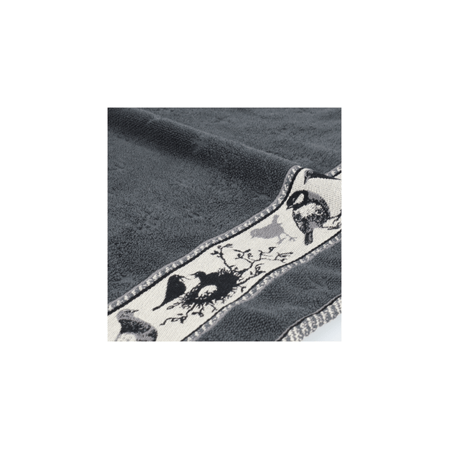 Bunzlau Castle Keukendoek Birds - Anthracite
