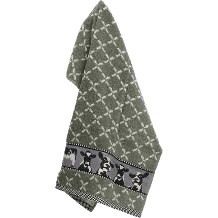 Bunzlau Castle Kitchen Towel Sheep - Dark green