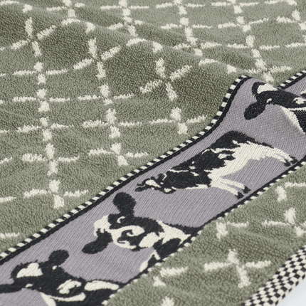 Bunzlau Castle Kitchen Towel Sheep - Dark green