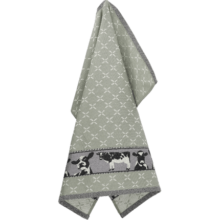 Bunzlau Castle Tea Towel Sheep - Dark green