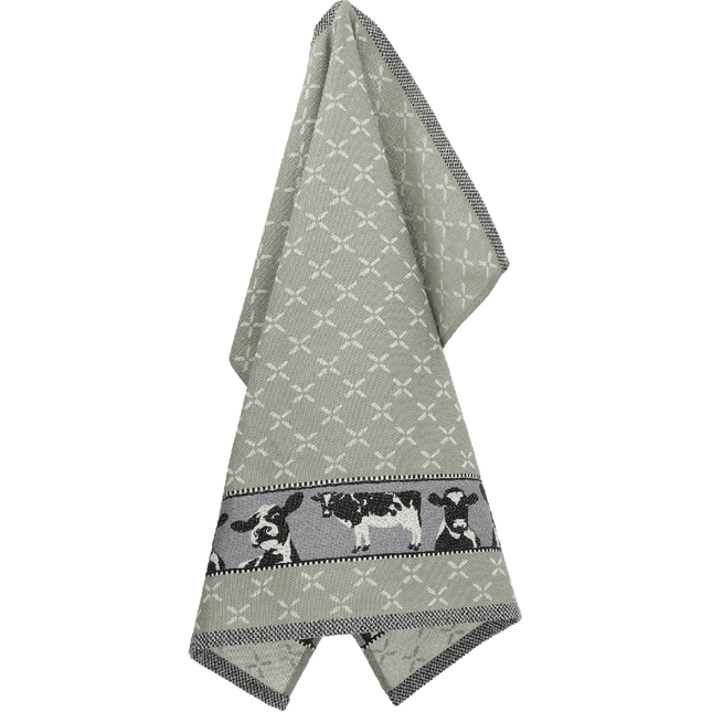 Bunzlau Castle Tea Towel Sheep - Dark green