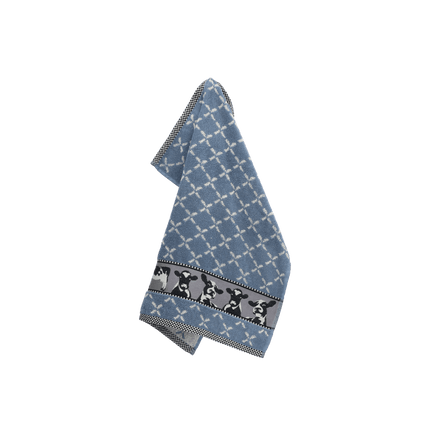 Bunzlau Castle Kitchen Towel Cows Grey/Blue