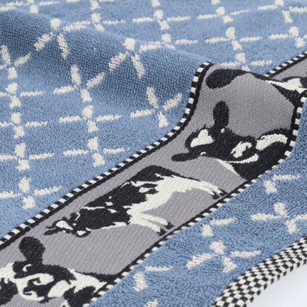 Bunzlau Castle Kitchen Towel Cows Grey/Blue