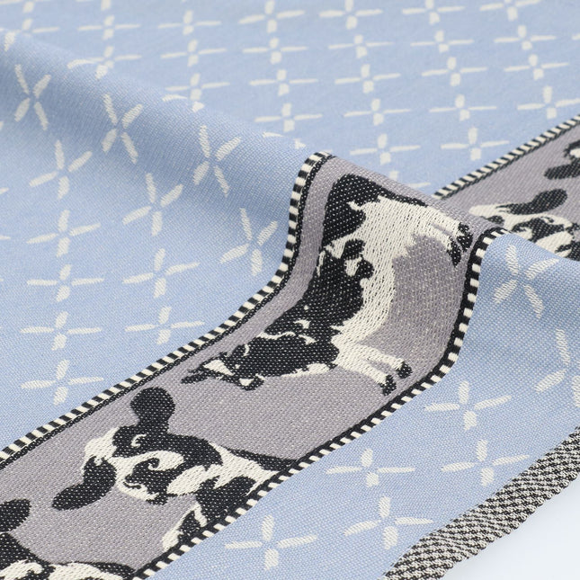 Bunzlau Castle Tea Towel Cows Grey/Blue