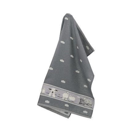 Bunzlau Castle Theedoek Sheep - Anthracite