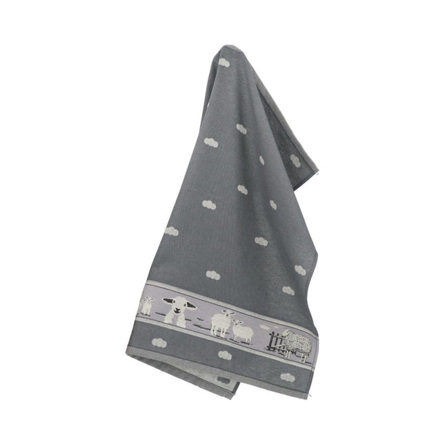 Bunzlau Castle Theedoek Sheep - Anthracite