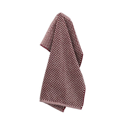 Bunzlau Castle Keukendoek Small Check Burgundy