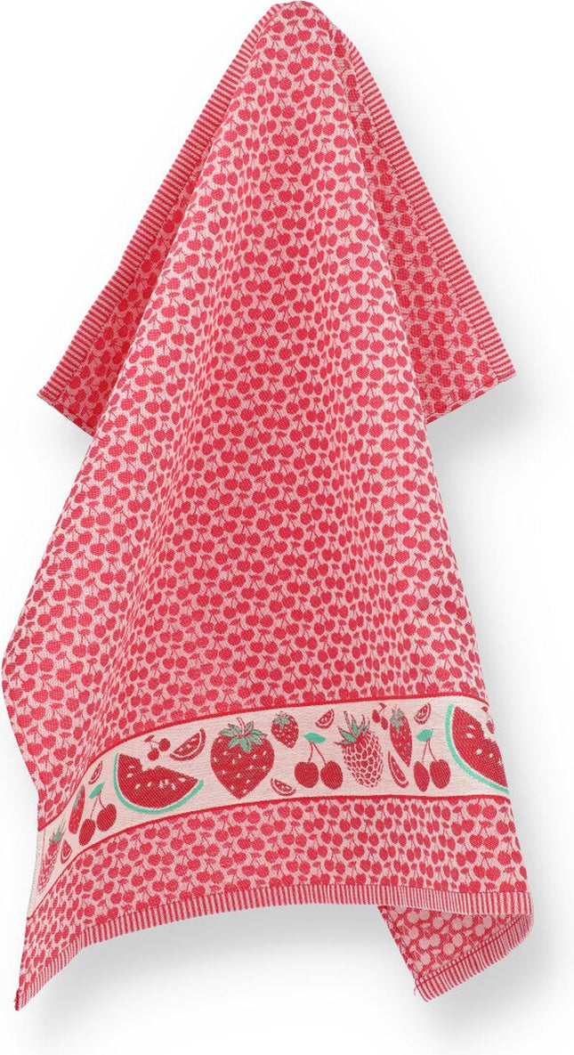 Bunzlau Castle Tea Towel Fruit Red