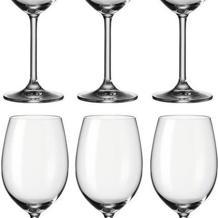 Leonardo Daily rode wijnglas 460 ml - 6 stuks