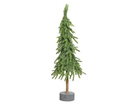 Merry boom glitter voor binnen - 20 x H60 cm - Groen
