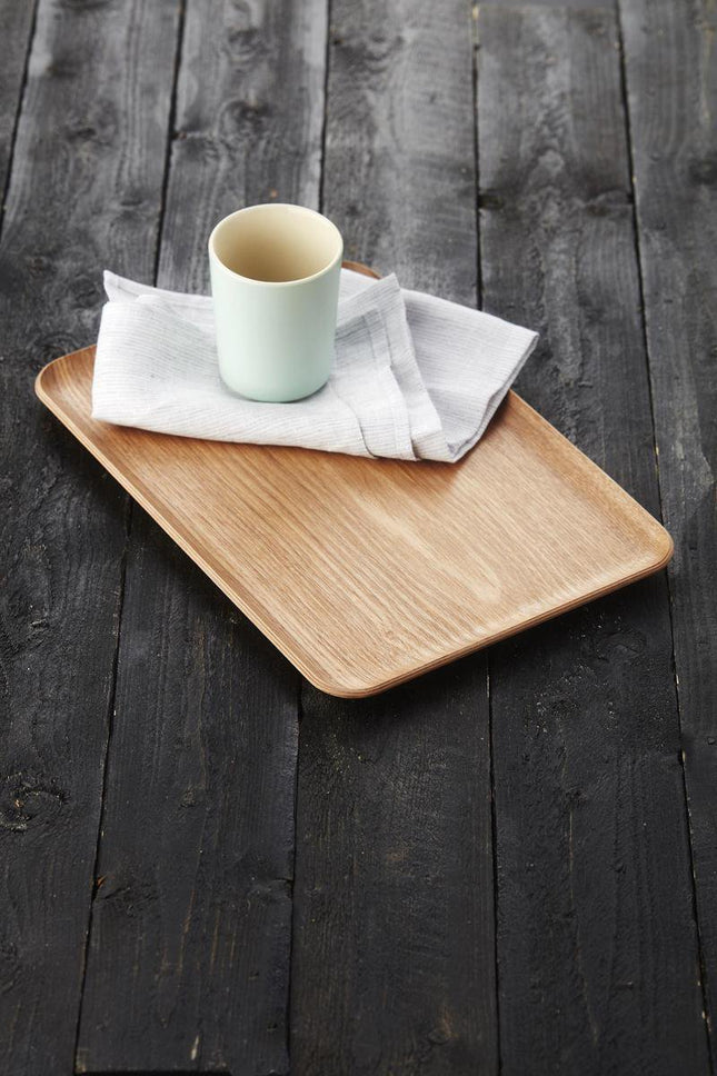 Point-Virgule Dienblad Houtkleur - 33x23 cm