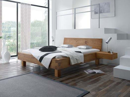 Oak Wild , ledikant met hoofdbord en poten met middenbalk, SHOWMODEL