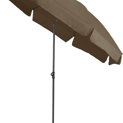 Platinum Aruba parasol met volant Ø2 m - taupe