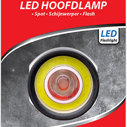 LEDGET Led Hoofdlamp 160 Lumen – 3 Lichtfuncties