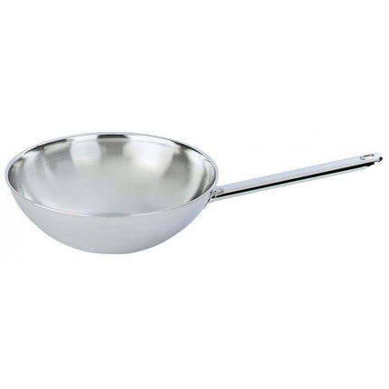 Demeyere Wok met steel zilver -  30 cm