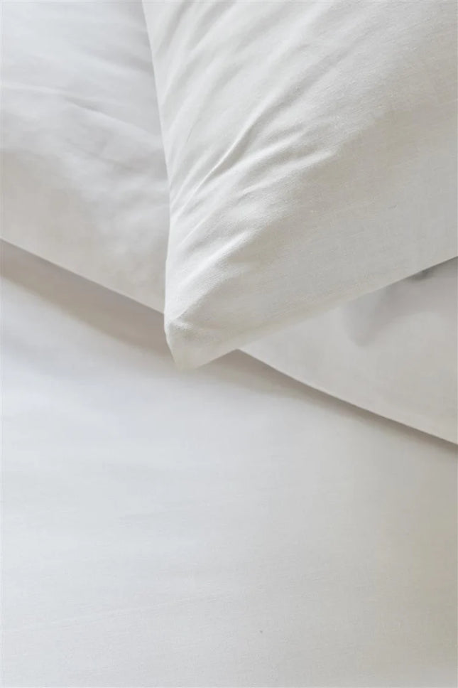 Bedding House 2x kussensloop Percale Cotton - White - 60x70cm