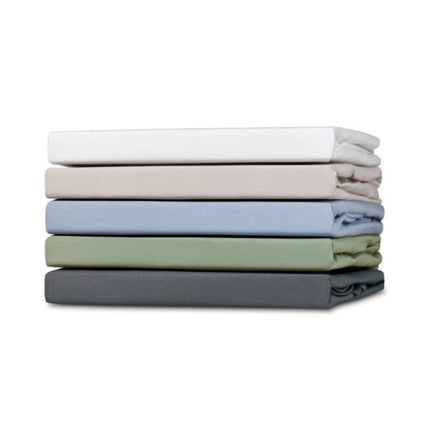 Vandyck Hoeslaken satijn 90x200 cm wit