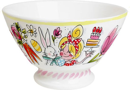 Blond Amsterdam Easter Schaal op Voet - 13 cm