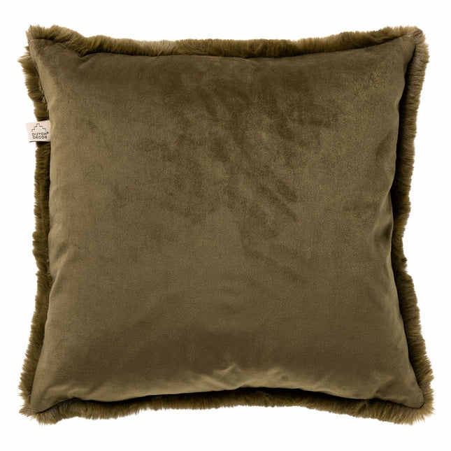 Dutch Decor Sierkussen Zaya 45x45 cm Military Olive