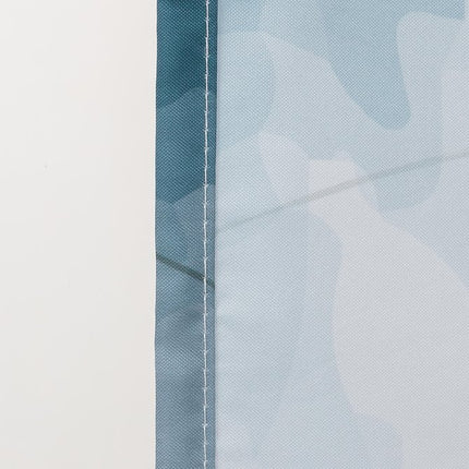 Earth  douchegordijn 180/200  blauw/groen