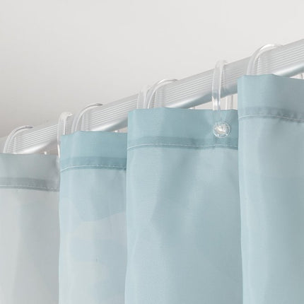 Earth  douchegordijn 180/200  blauw/groen