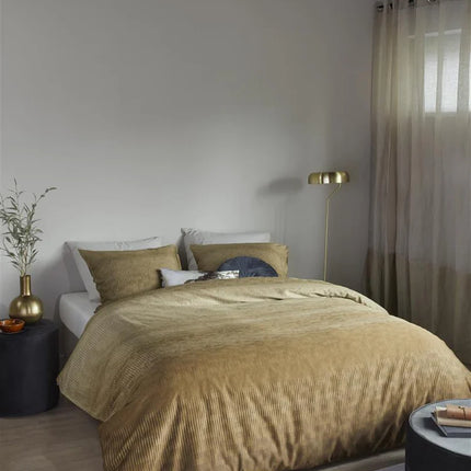 Bedding House Dekbedovertrek Lexi gold 140x200/220 cm