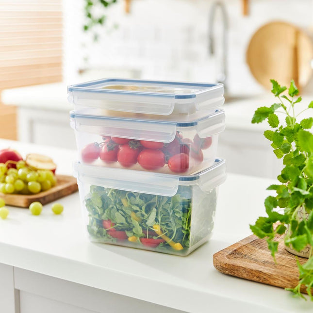 Rotho Bewaardoos Clic & Lock Horizon Plat - 1 L