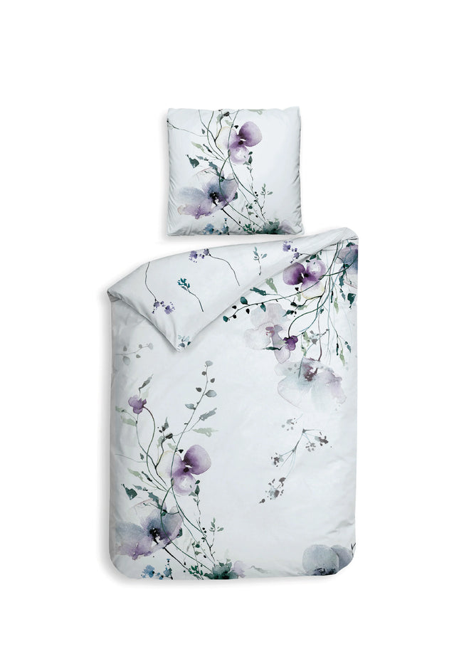 Heckettlane Dekbedovertrek Avalia 140x200/220 cm wit