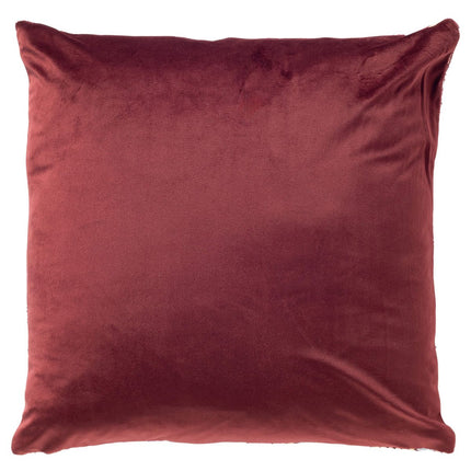 Dutch Decor sierkussen Lennox 45x45 cm Maroon Banner