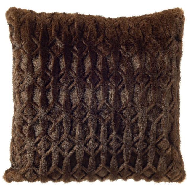 Dutch Decor Sierkussen Mattheo 45x45 cm Chocolate Martini