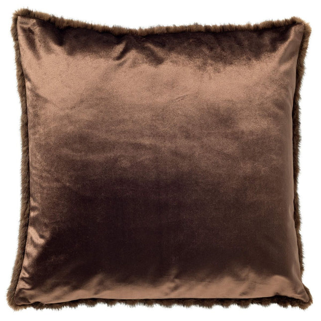 Dutch Decor Sierkussen Mattheo 45x45 cm Chocolate Martini