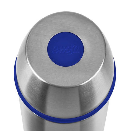 Emsa Isoleerfles Captain - 1 liter - RVS/blauw