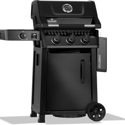 Napoleon Freestyle 365 door flame - side black LPG