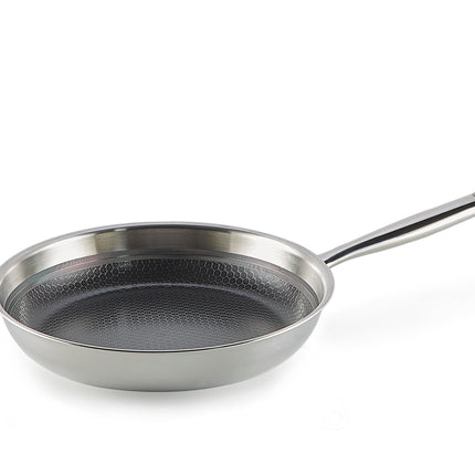 Habonne Hybrid RVS Koekenpan PFAS vrij - 28 cm