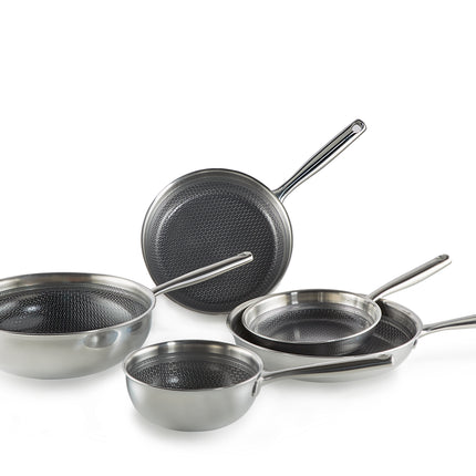 Habonne Hybrid RVS Koekenpan PFAS vrij - 28 cm