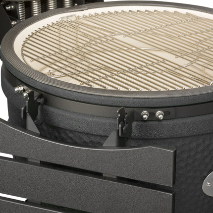 Keij Kamado Legend XLarge Mat Zwart 23 Inch