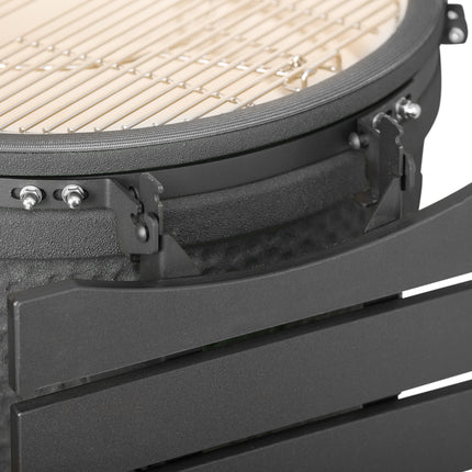 Keij Kamado Legend XLarge Mat Zwart 23 Inch