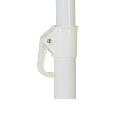 Parasol pagodemodel - Ø 195 cm - wit/blauw