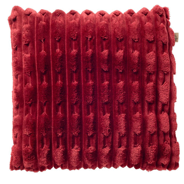 Dutch Decor sierkussen Luca Recycled 45x45 cm Merlot GRS