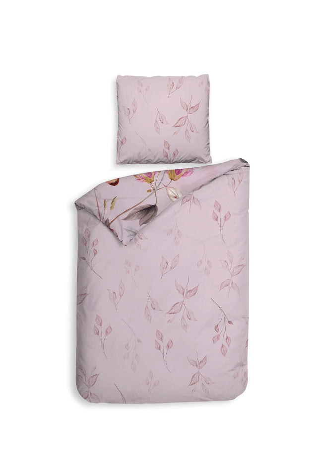 Heckettlane Dekbedovertrek Lyla 140x200/220 cm Canyon Rose