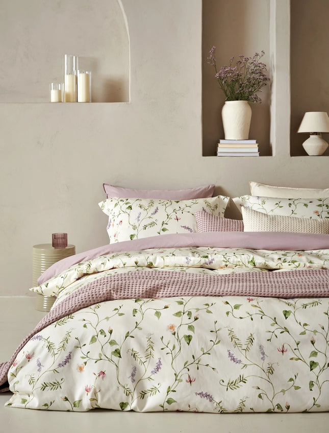 Vandyck dekbedovertrek Virella cream tan 140x200/220 cm