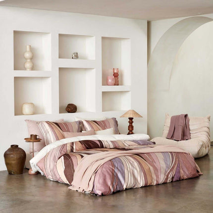 Vandyck dekbedovertrek Swirls, 140x200/220 cm, moonscape