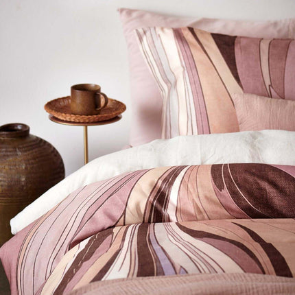 Vandyck dekbedovertrek Swirls, 140x200/220 cm, moonscape