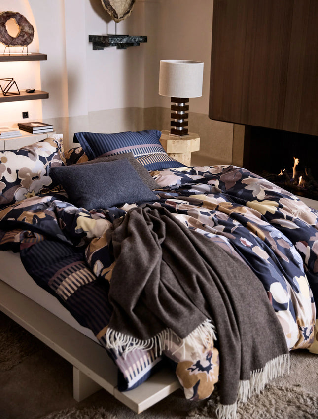 Vandyck Dekbedovertrek Nighttide, 140x200/220 cm, blue ink