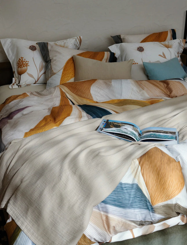 Vandyck Golden Flow dekbedovertrek multi 140x200/220 cm
