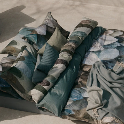 Vandyck Dekbedovertrek Dawnpetal, Blauw/Grijs 140x200/220 cm