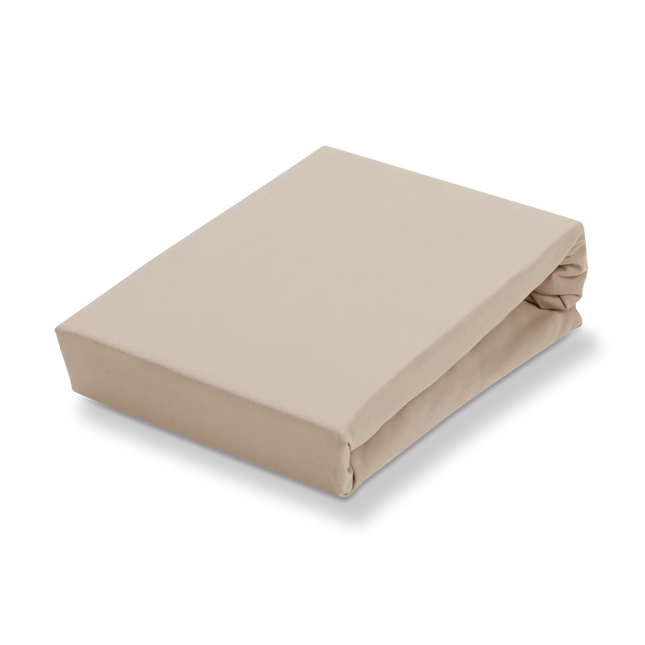 Vandyck Hoeslaken Topper jersey 140/160 x 200/220 cm, Beige/Zand