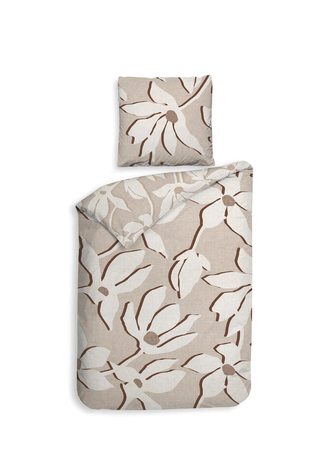 Heckettlane Dekbedovertrek Sanaa 140x200/220 cm Safari sand