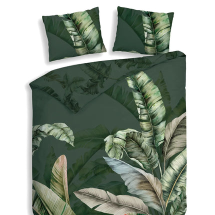 Heckettlane Dekbedovertrek Sarani 240x200/220 cm Forest Green